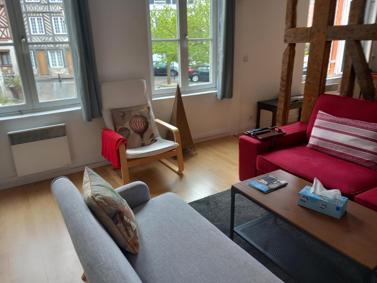 Ferienwohnung Le Leon Honfleur Exterior foto