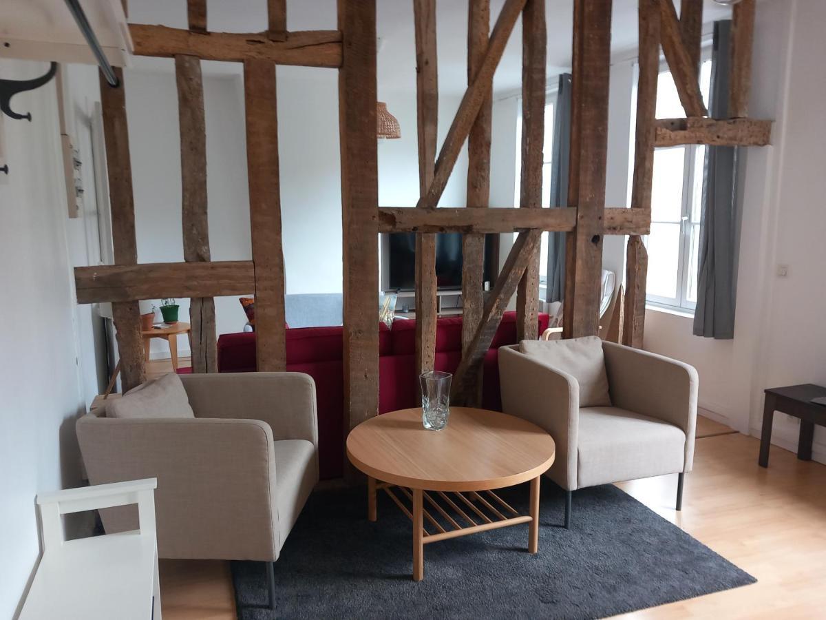 Ferienwohnung Le Leon Honfleur Exterior foto