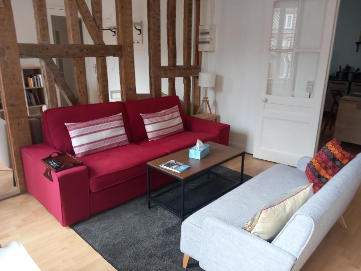 Ferienwohnung Le Leon Honfleur Exterior foto