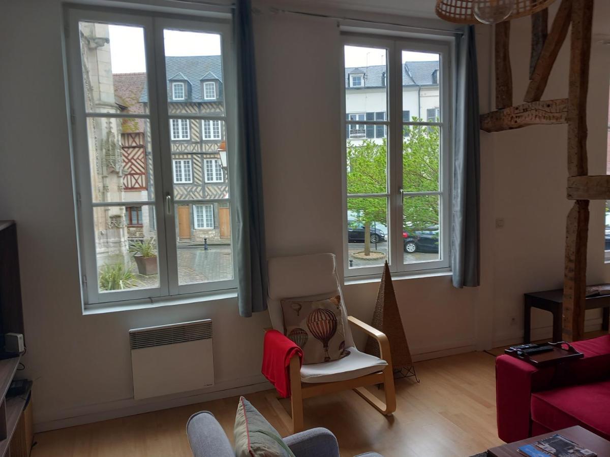 Ferienwohnung Le Leon Honfleur Exterior foto