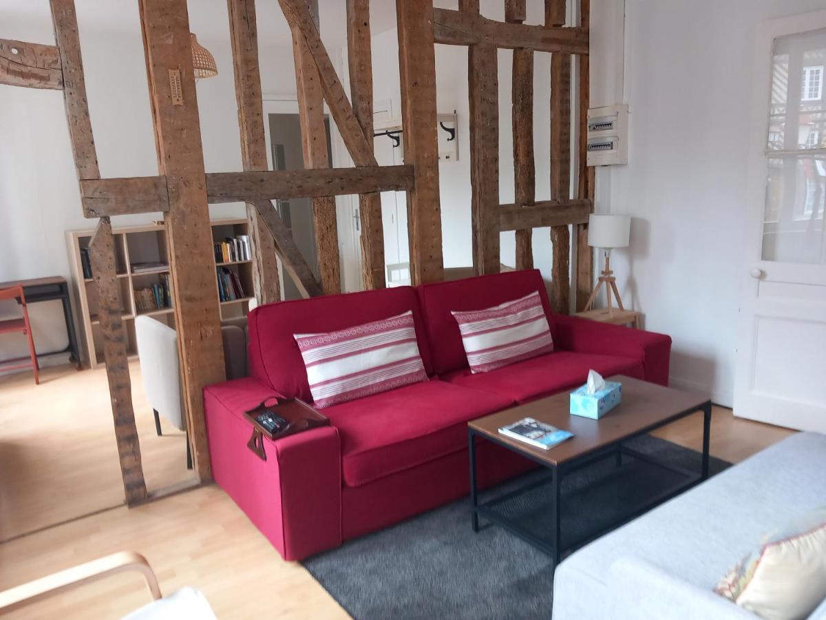 Ferienwohnung Le Leon Honfleur Exterior foto